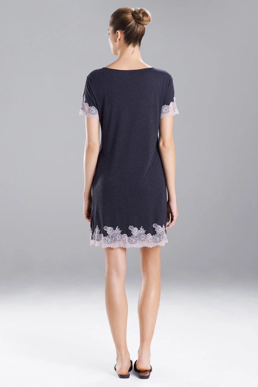 Luxe Shangri-La TENCEL™ Short Sleeve Sleepshirt - Image 3