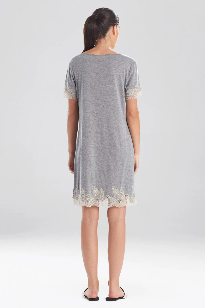 Luxe Shangri-La TENCEL™ Short Sleeve Sleepshirt - Image 3