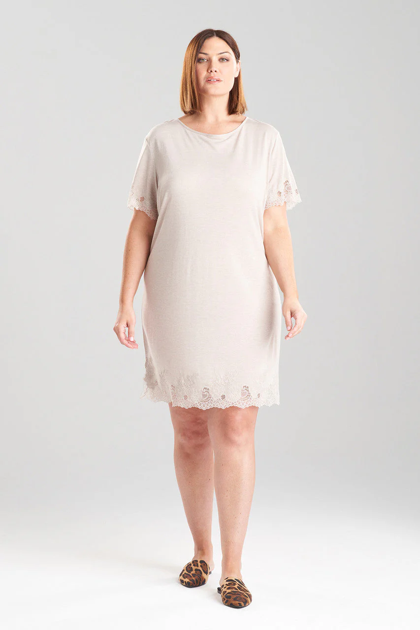 Luxe Shangri-La TENCEL™ Short Sleeve Sleepshirt - Image 3