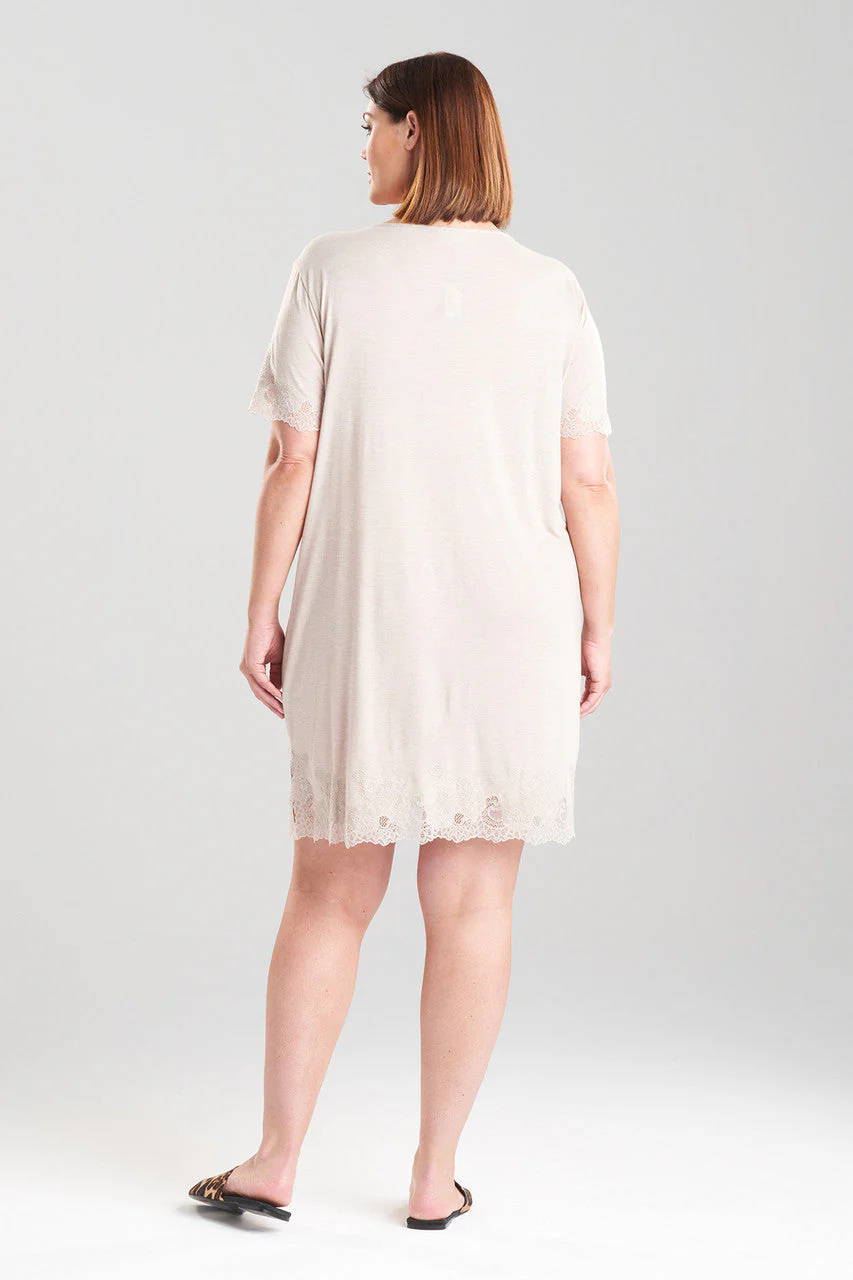 Luxe Shangri-La TENCEL™ Short Sleeve Sleepshirt - Image 4