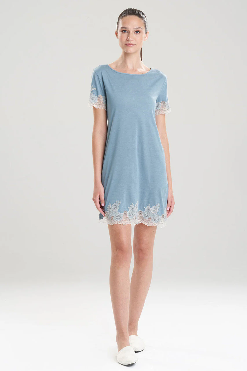 Luxe Shangri-La TENCEL™ Short Sleeve Sleepshirt - Image 2