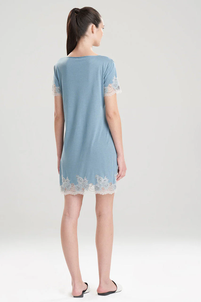Luxe Shangri-La TENCEL™ Short Sleeve Sleepshirt - Image 3