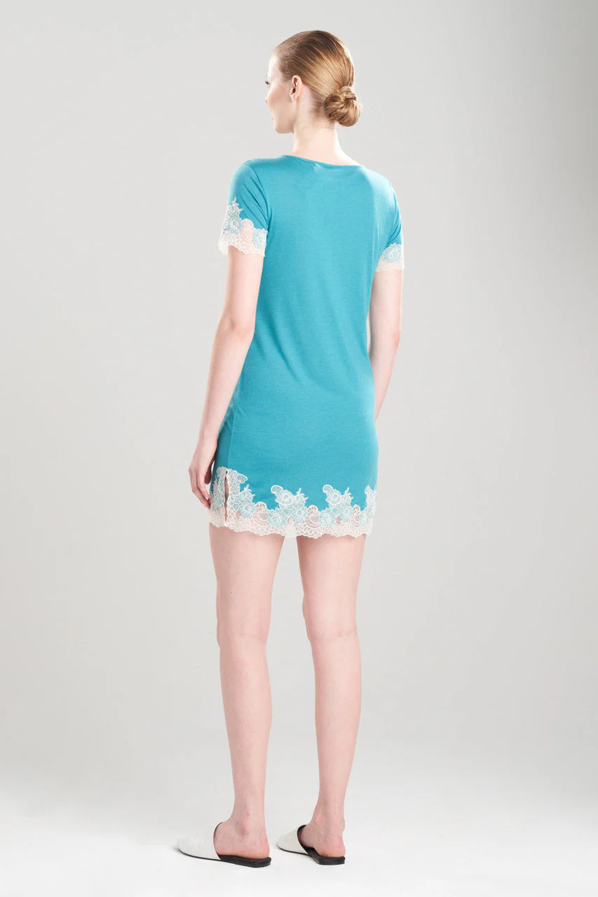 Luxe Shangri-La TENCEL⢠Short Sleeve Sleepshirt - Image 3