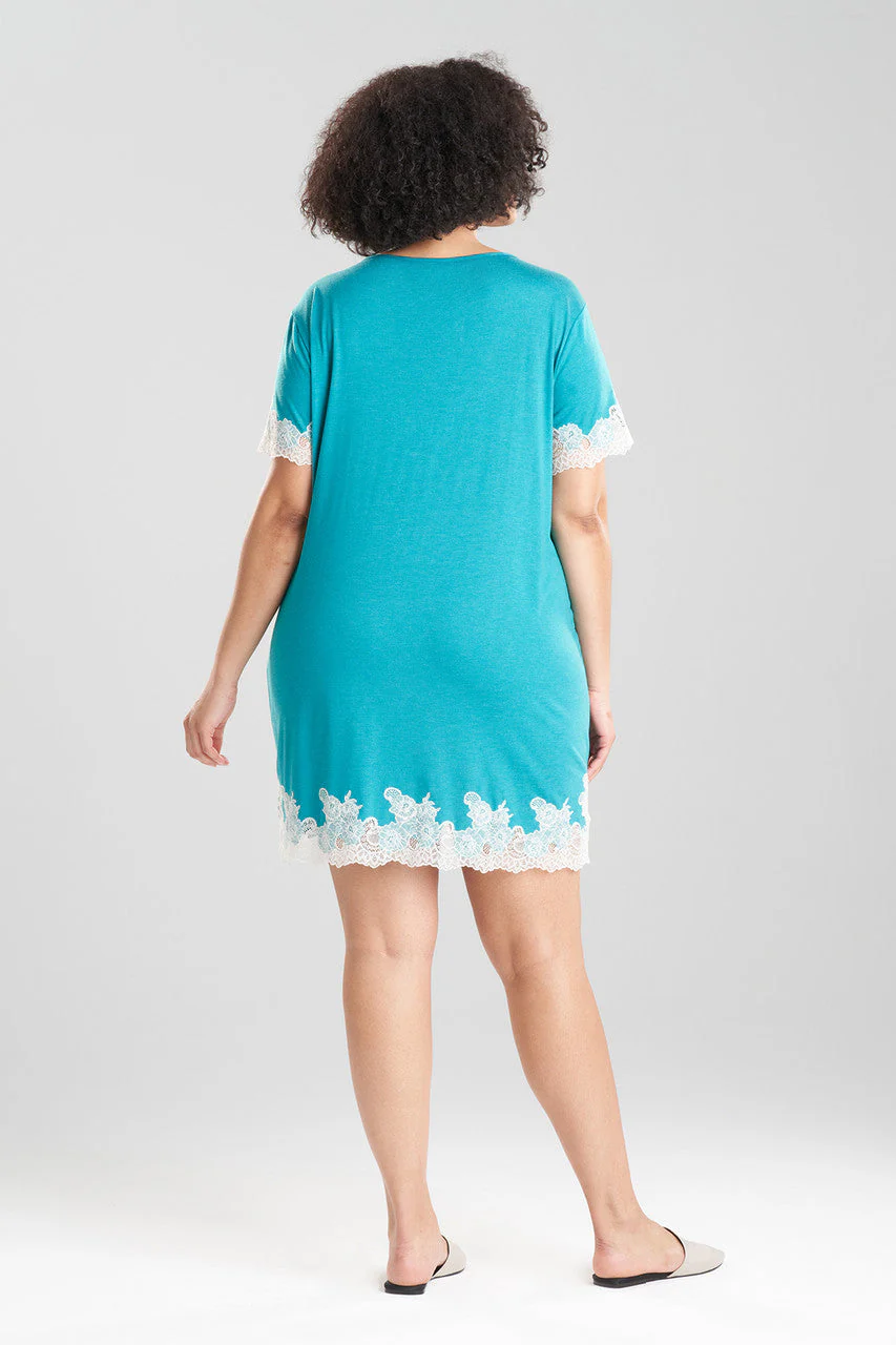 Luxe Shangri-La TENCEL⢠Short Sleeve Sleepshirt - Image 5