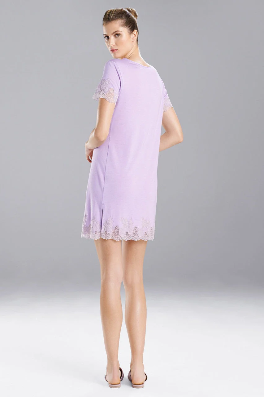 Luxe Shangri-La TENCEL™ Short Sleeve Sleepshirt - Image 2