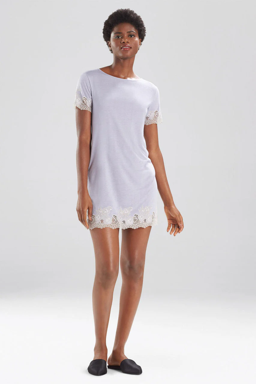 Luxe Shangri-La TENCEL™ Short Sleeve Sleepshirt - Image 3