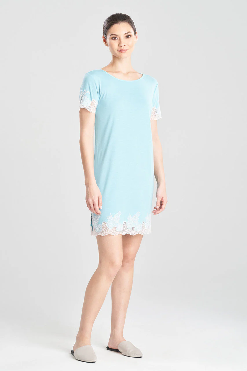 Luxe Shangri-La TENCEL™ Short Sleeve Sleepshirt - Image 2