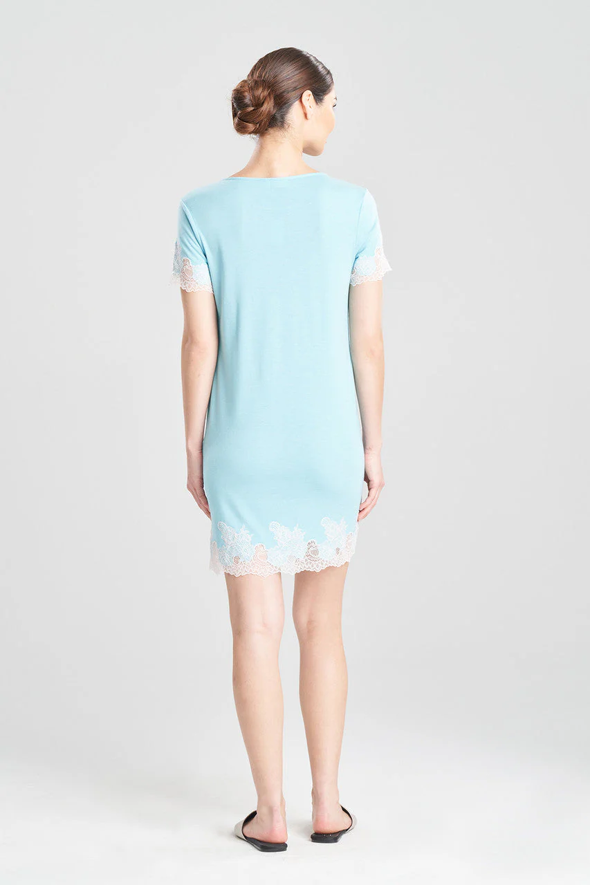 Luxe Shangri-La TENCEL™ Short Sleeve Sleepshirt - Image 3