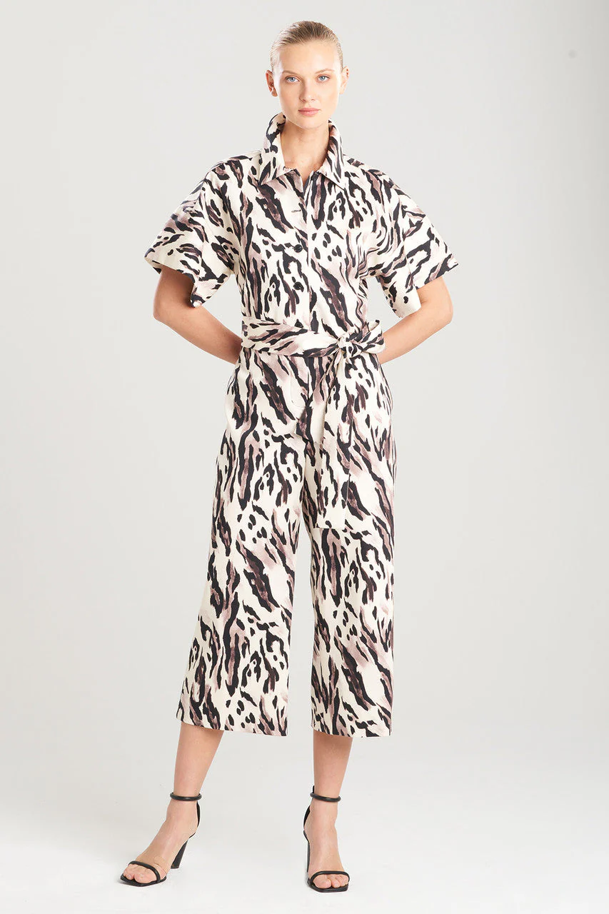 Lynx Cotton Sateen Tapered Jumpsuit - Image 2