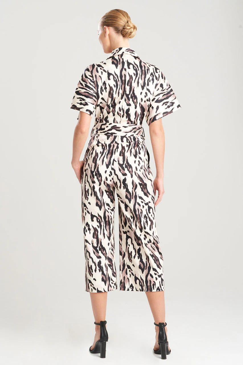 Lynx Cotton Sateen Tapered Jumpsuit - Image 3