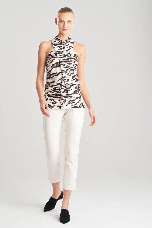 Lynx TENCEL™ Jersey Crossover Halter Tank