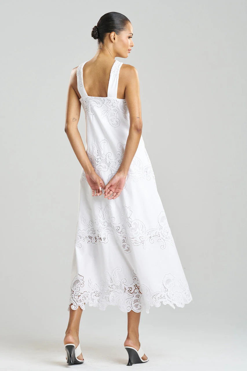 Madeira Cutwork Embroidered Halter Dress - Image 2