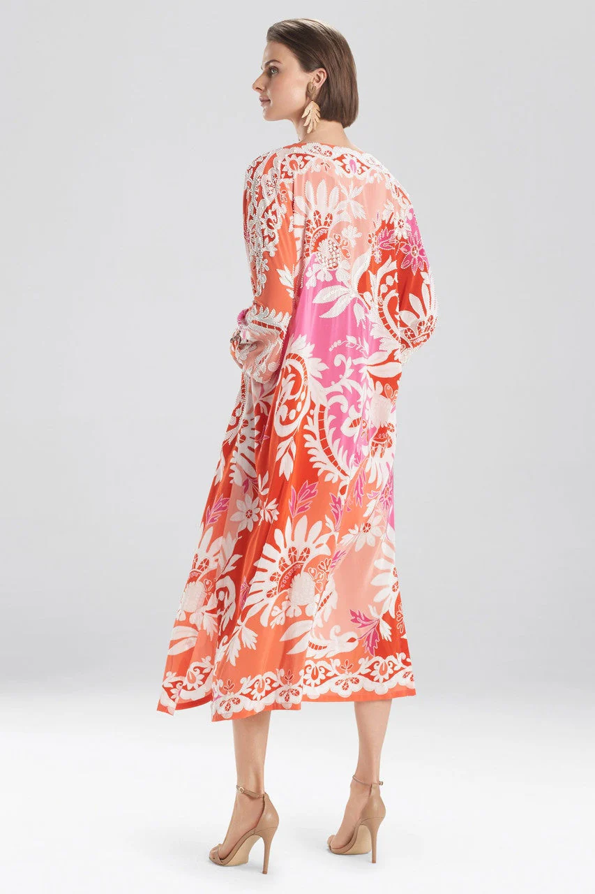 Mantilla Scroll Beaded Maxi Dress - Image 4