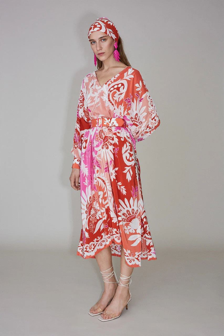 Mantilla Scroll Beaded Maxi Dress - Image 6