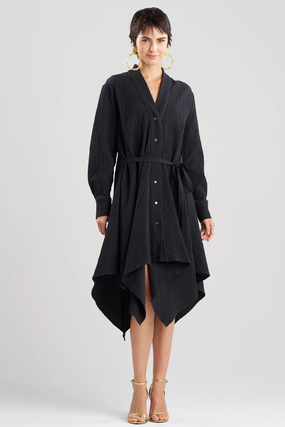 Matelassé Cotton Handkerchief Dress - Image 2