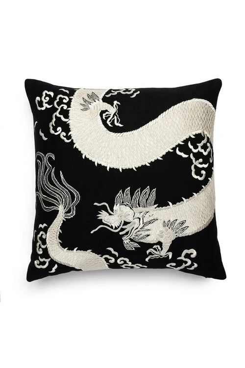 Mayon Dragon Embroidery Pillow
