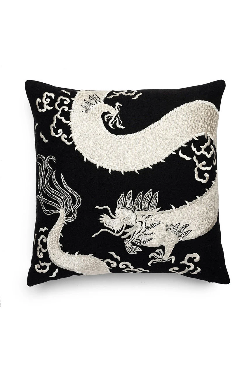 Mayon Dragon Embroidery Pillow - Image 2