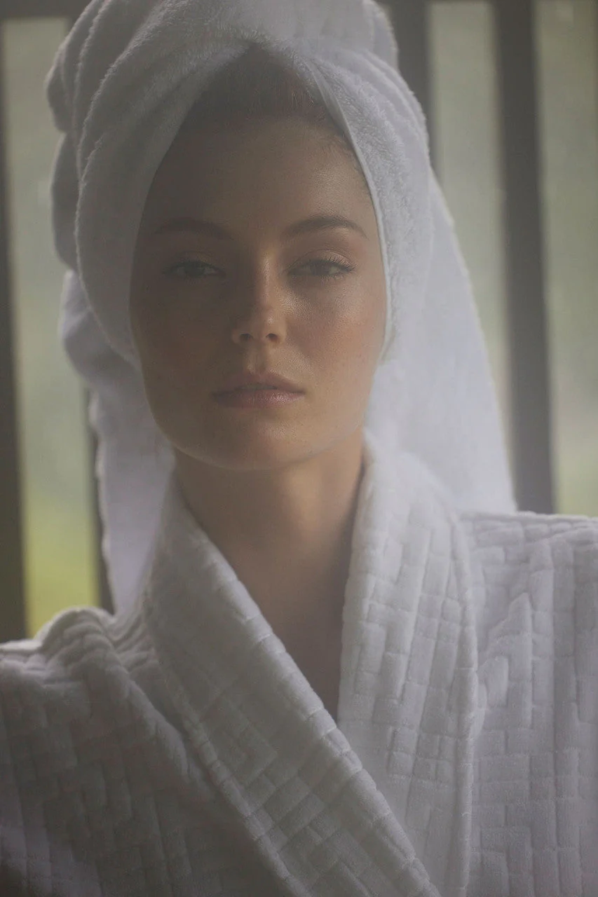 Maze Cotton Spa Robe - Image 6