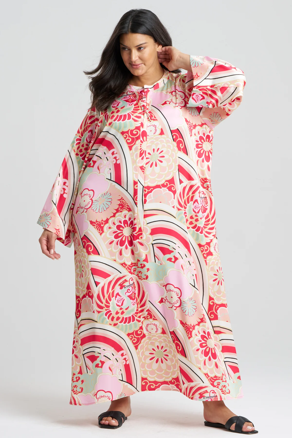 Medallion Zip Caftan - Image 3