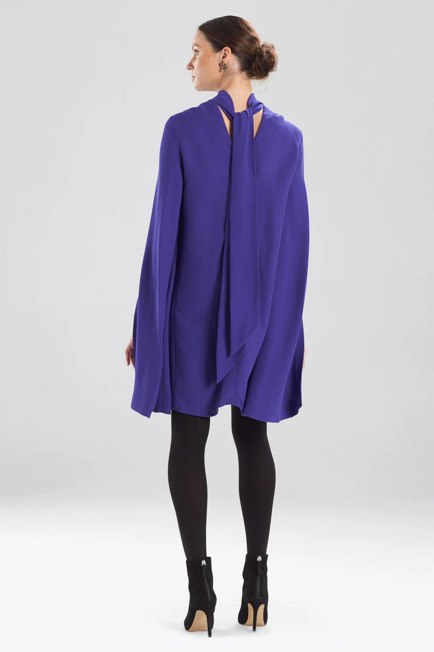 Medium Weight Crepe Empress Sleeve Shift Dress - Image 3