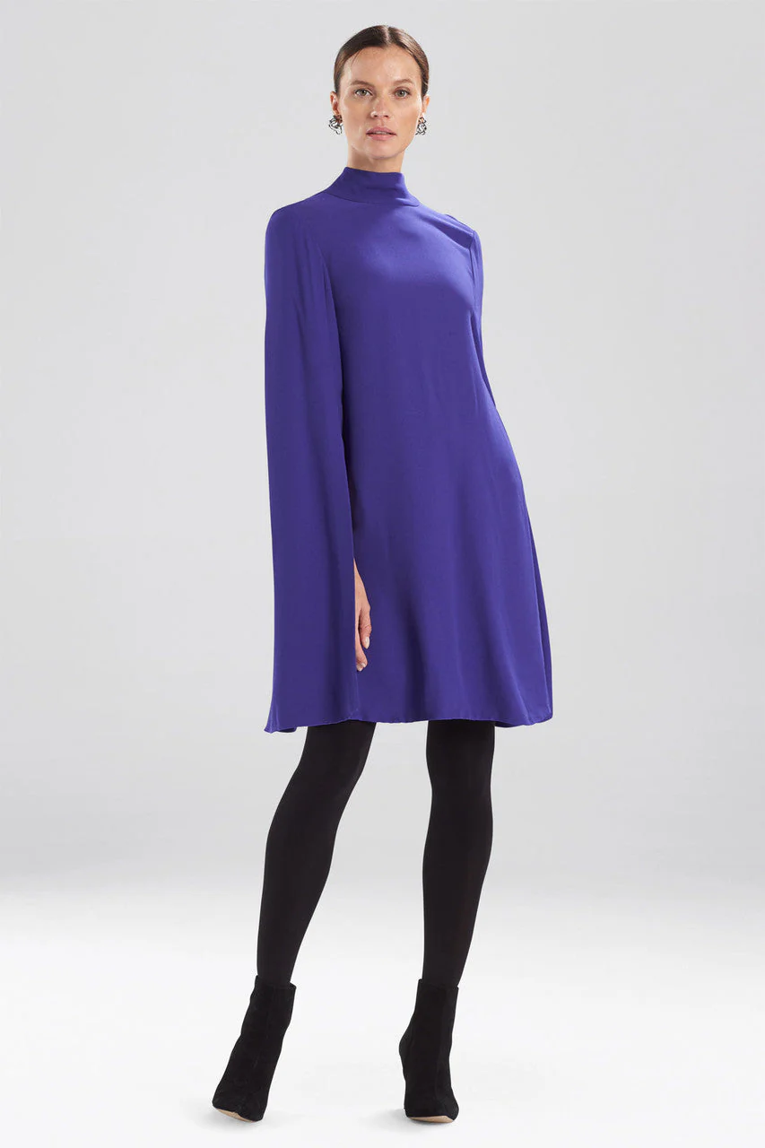 Medium Weight Crepe Empress Sleeve Shift Dress - Image 4