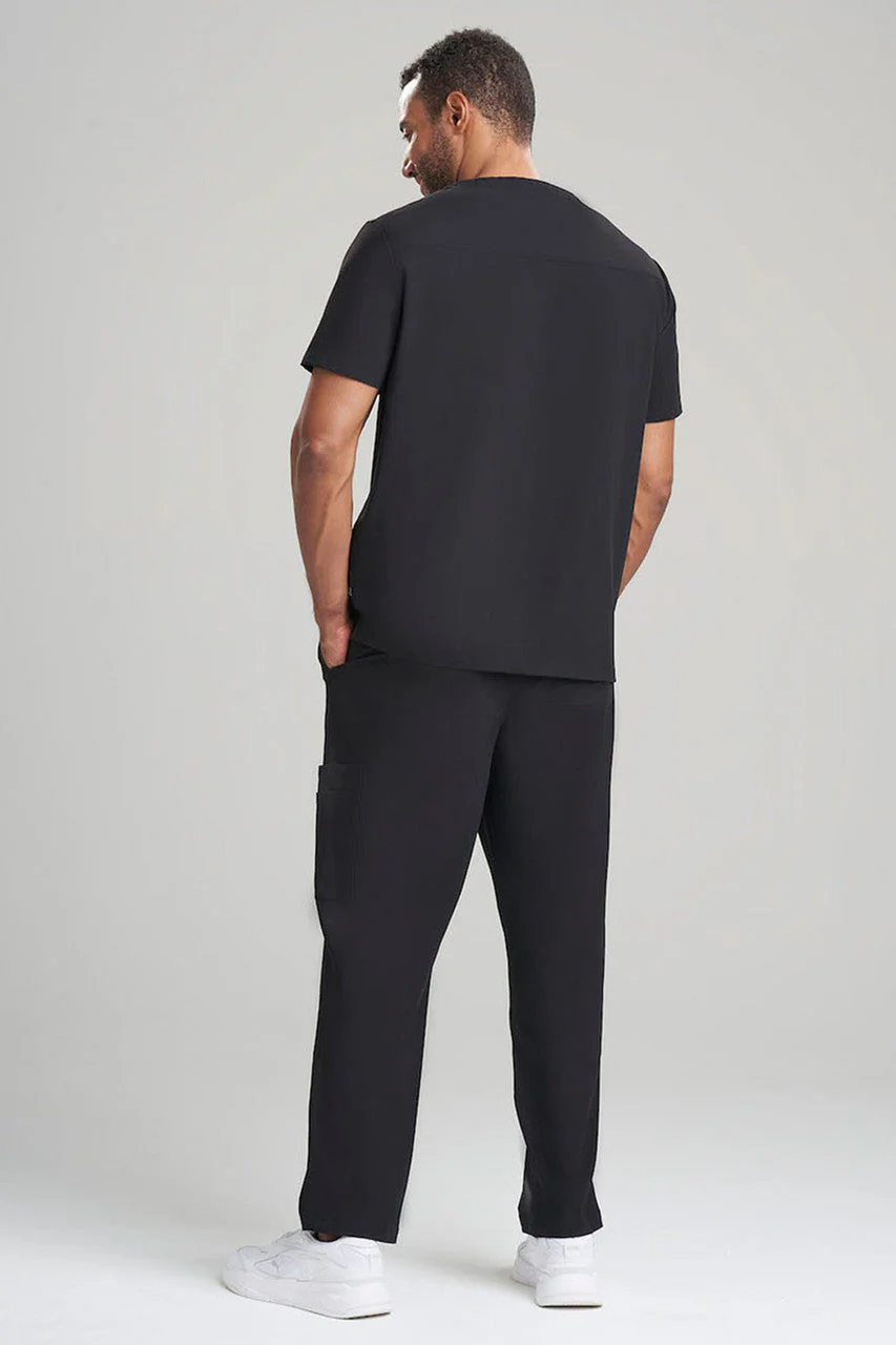 Men's 3-Pocket V-Neck Scrub Top - Image 5