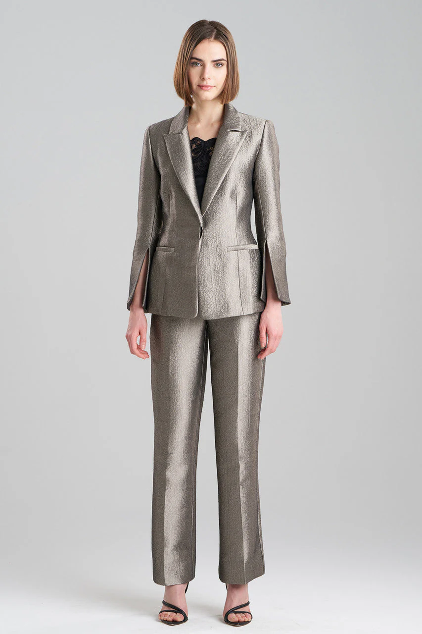 Metallic Jacquard Blazer - Image 2