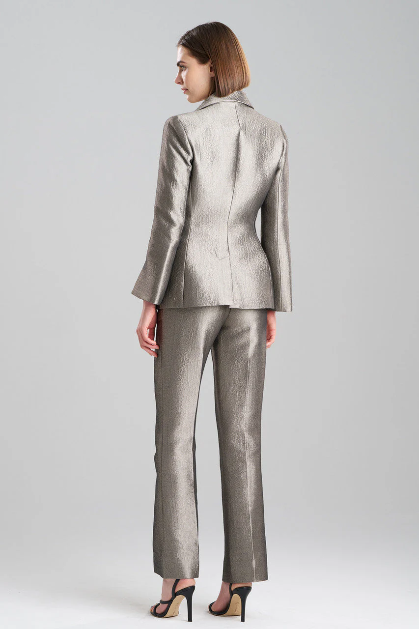 Metallic Jacquard Blazer - Image 3