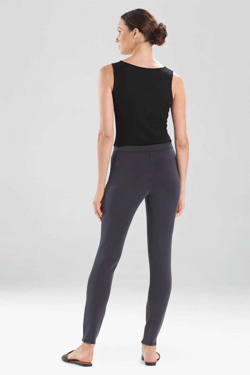Mia - Sanded Jersey Pants - black sand - Image 3