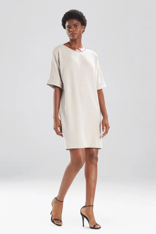 Mia - Sanded Jersey T-Shirt Dress - sandstone - Image 7