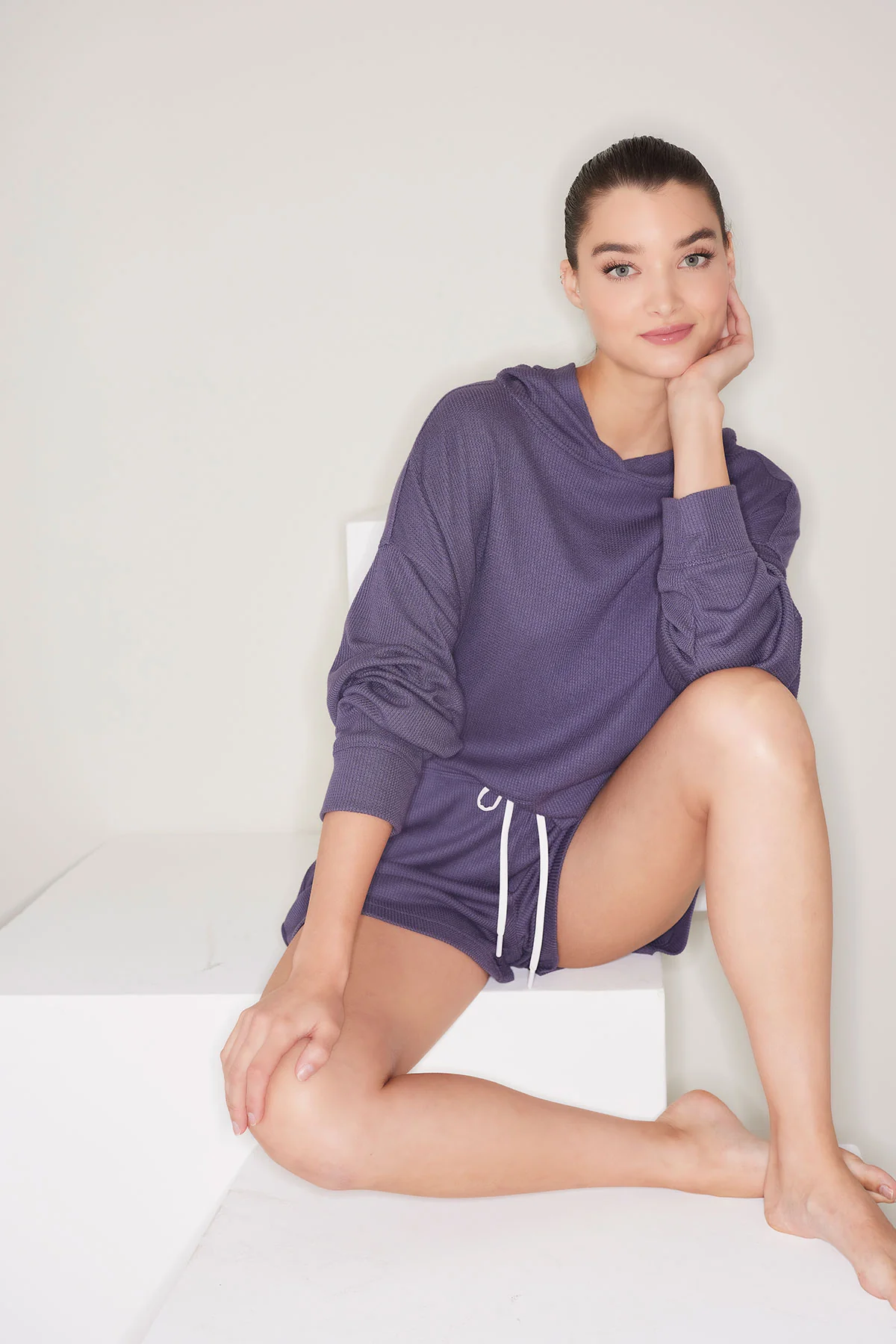Mila Waffle Everywhere Hoodie - Image 4