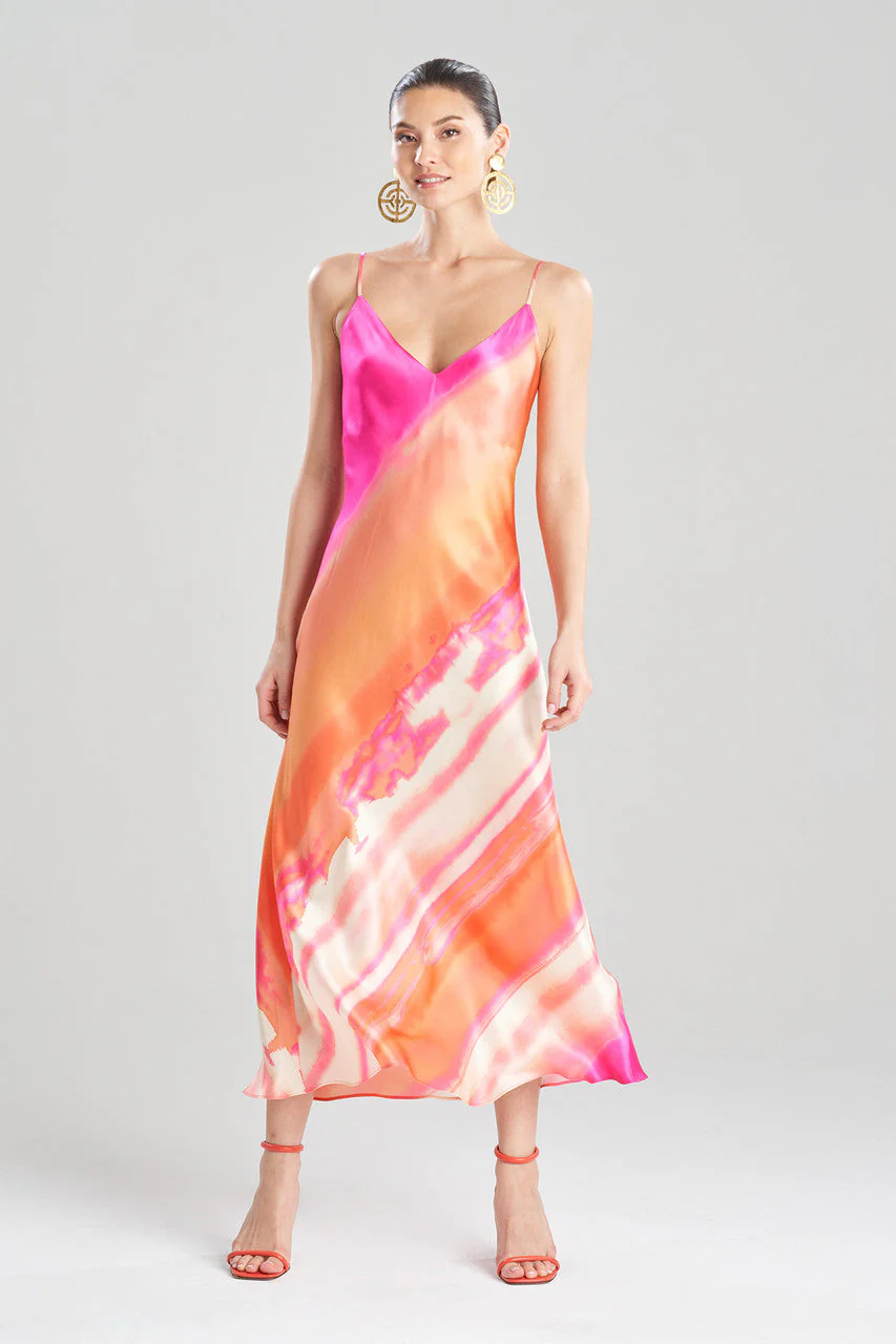 Minako Silk Slip Dress
