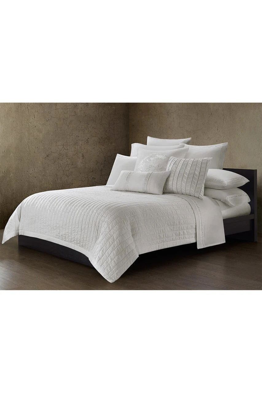 Ming Fretwork White/White Sheet - Image 2