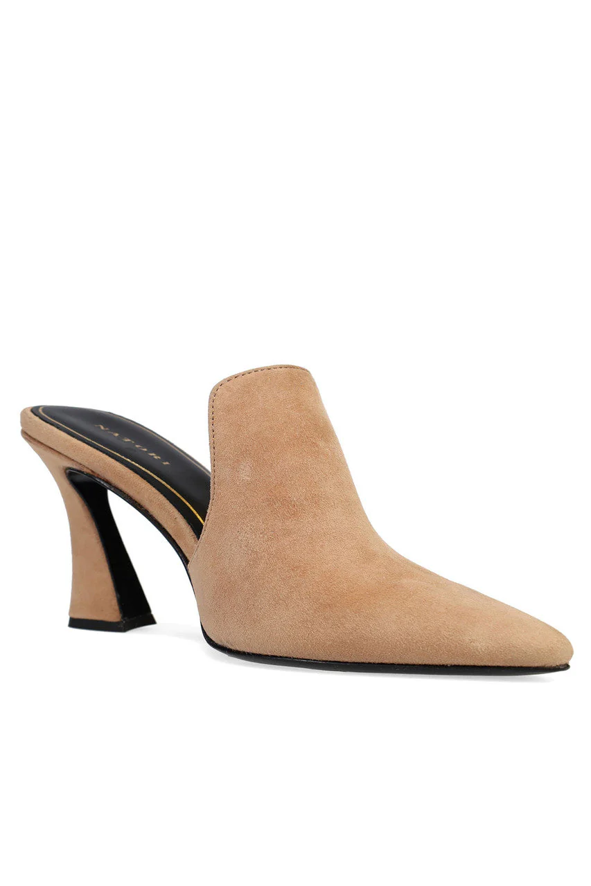 Minh Suede Heel Mule - Image 4