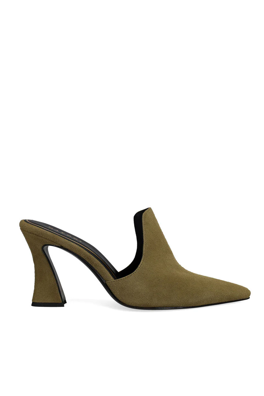 Minh Suede Heel Mule - Image 3
