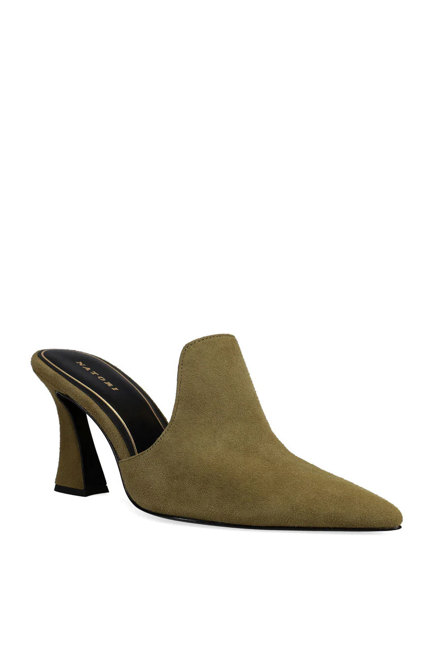 Minh Suede Heel Mule - Image 4