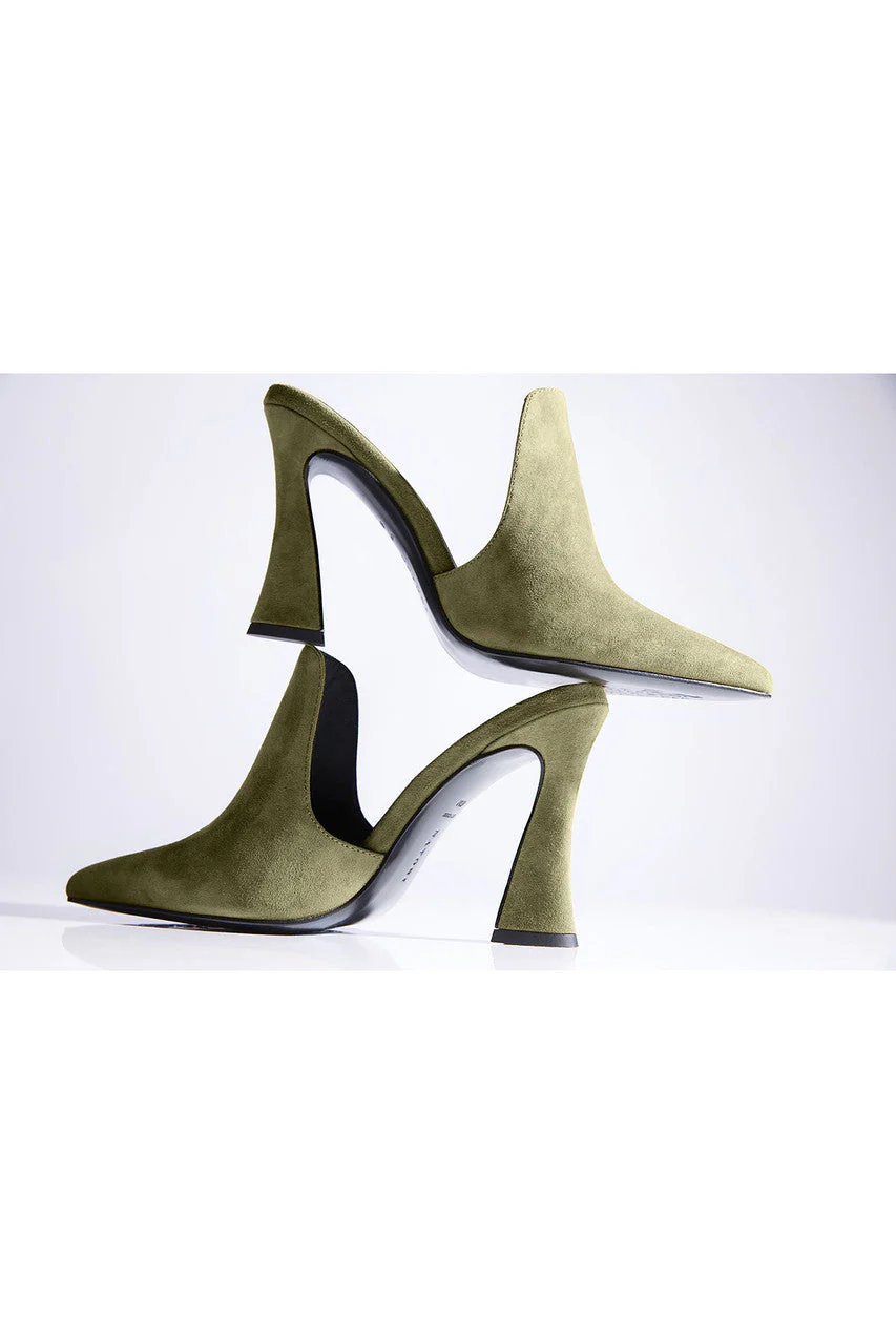 Minh Suede Heel Mule - Image 7
