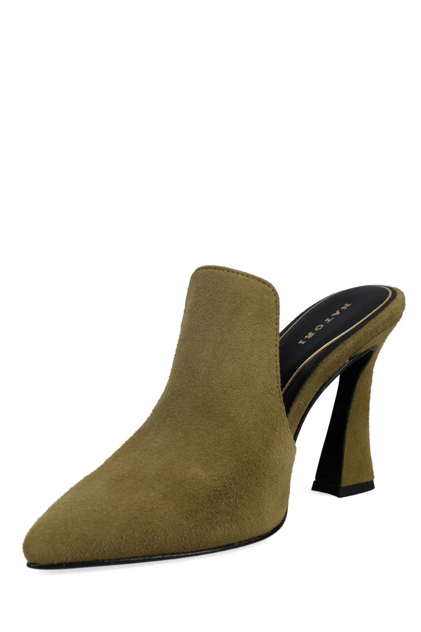 Minh Suede Heel Mule - Image 8