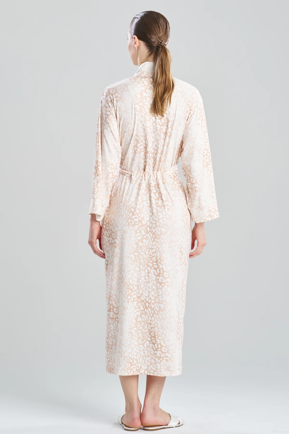 Misty Leopard Cozy Knit Robe - Image 2
