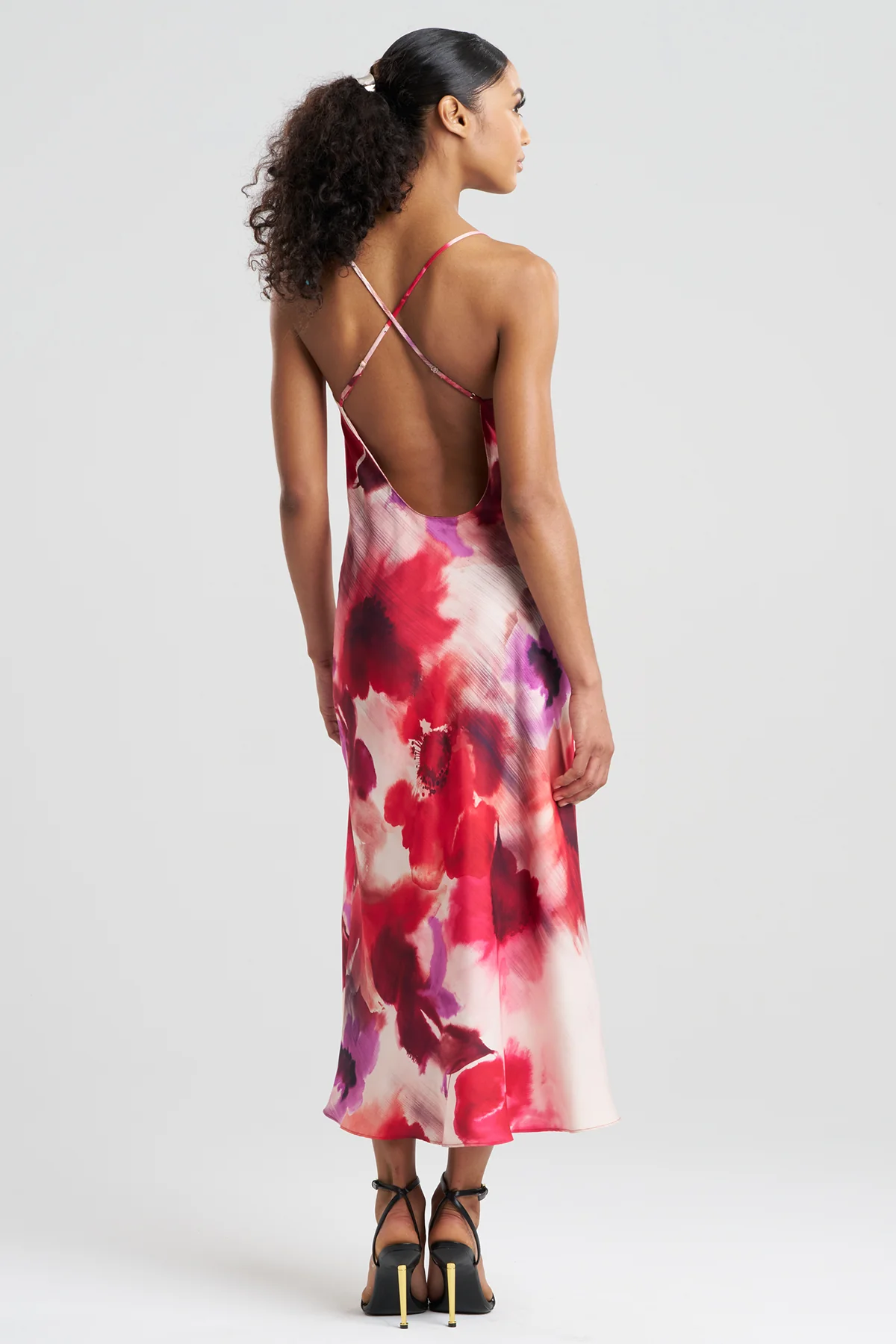 Mizuki Cross Back Slip Dress - Image 3