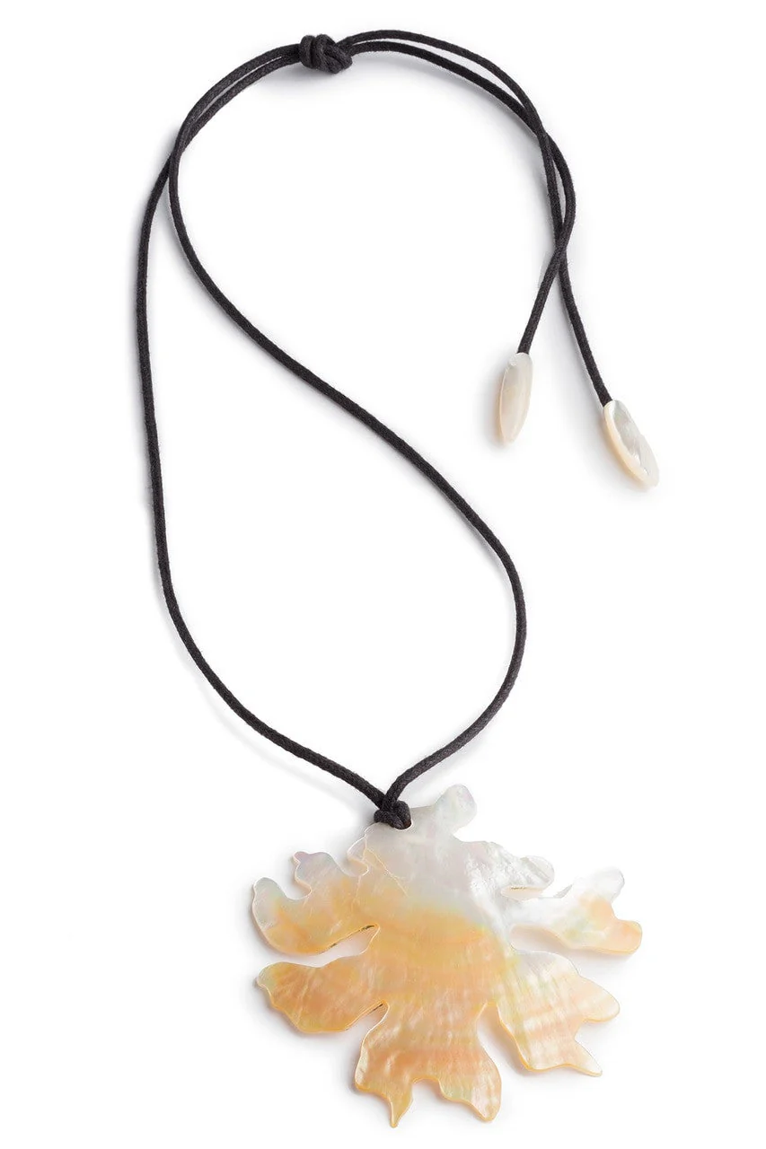Mother Of Pearl Coral Necklace - Image 2