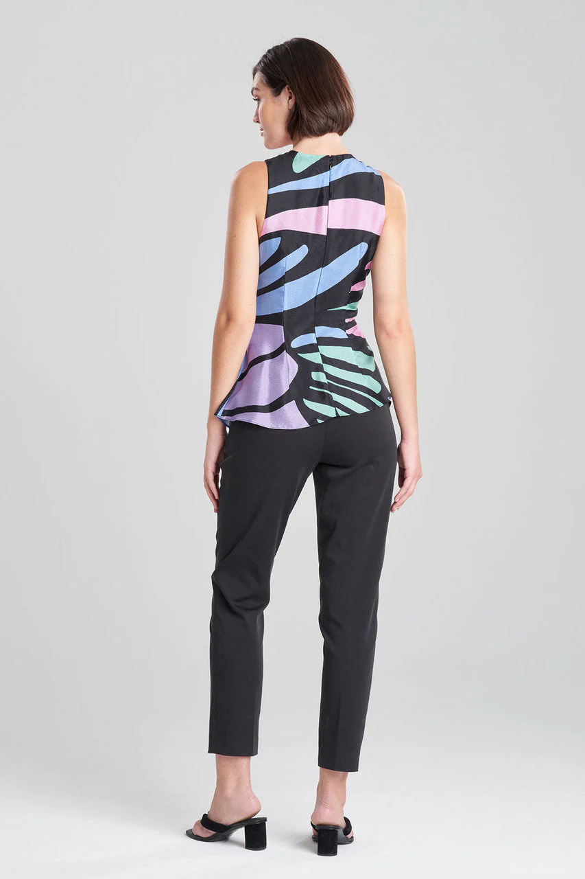 Nagashi Obi Silk Side Drape Top - Image 2