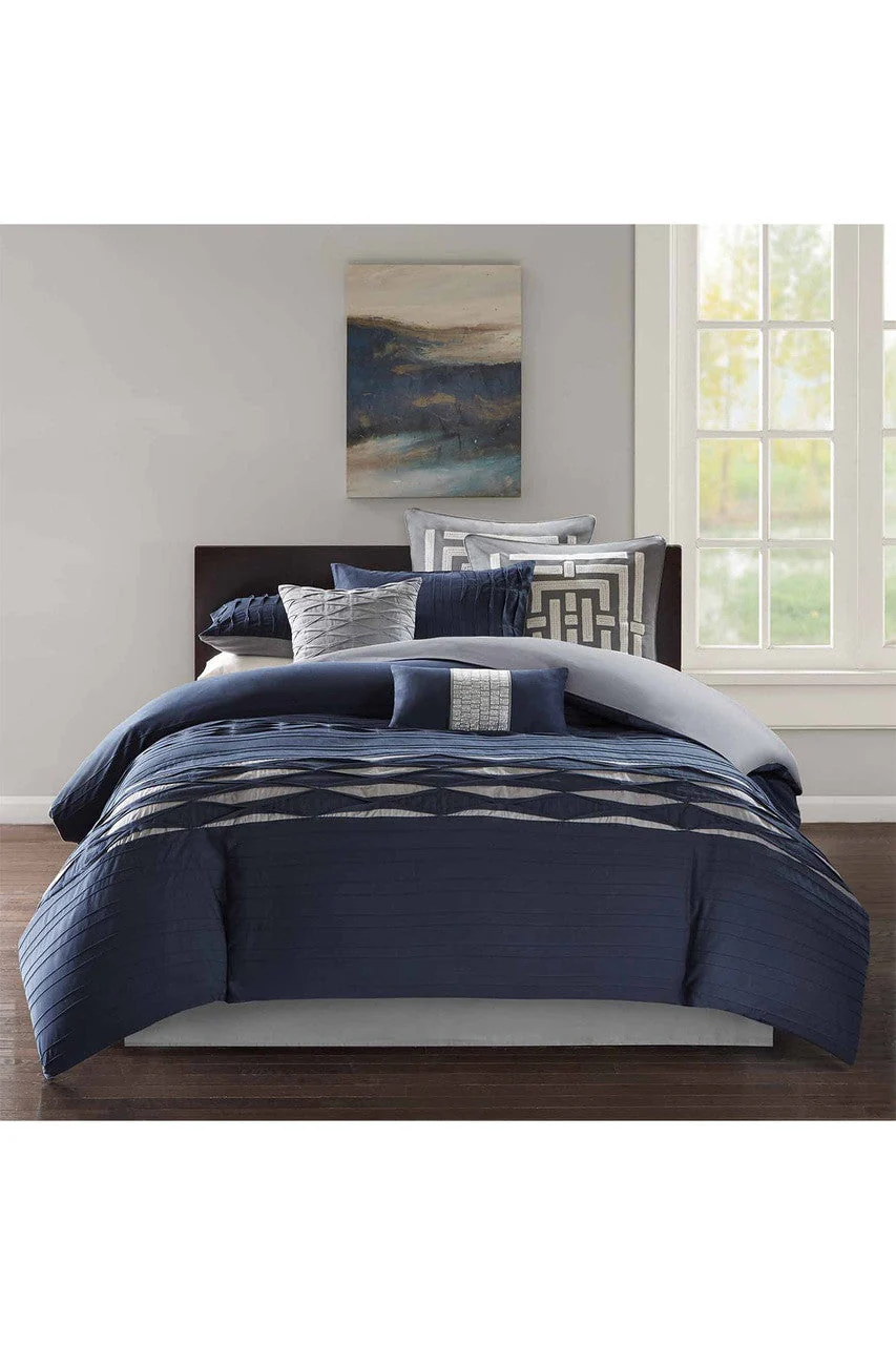 Nara Navy Duvet Mini Set - Image 2