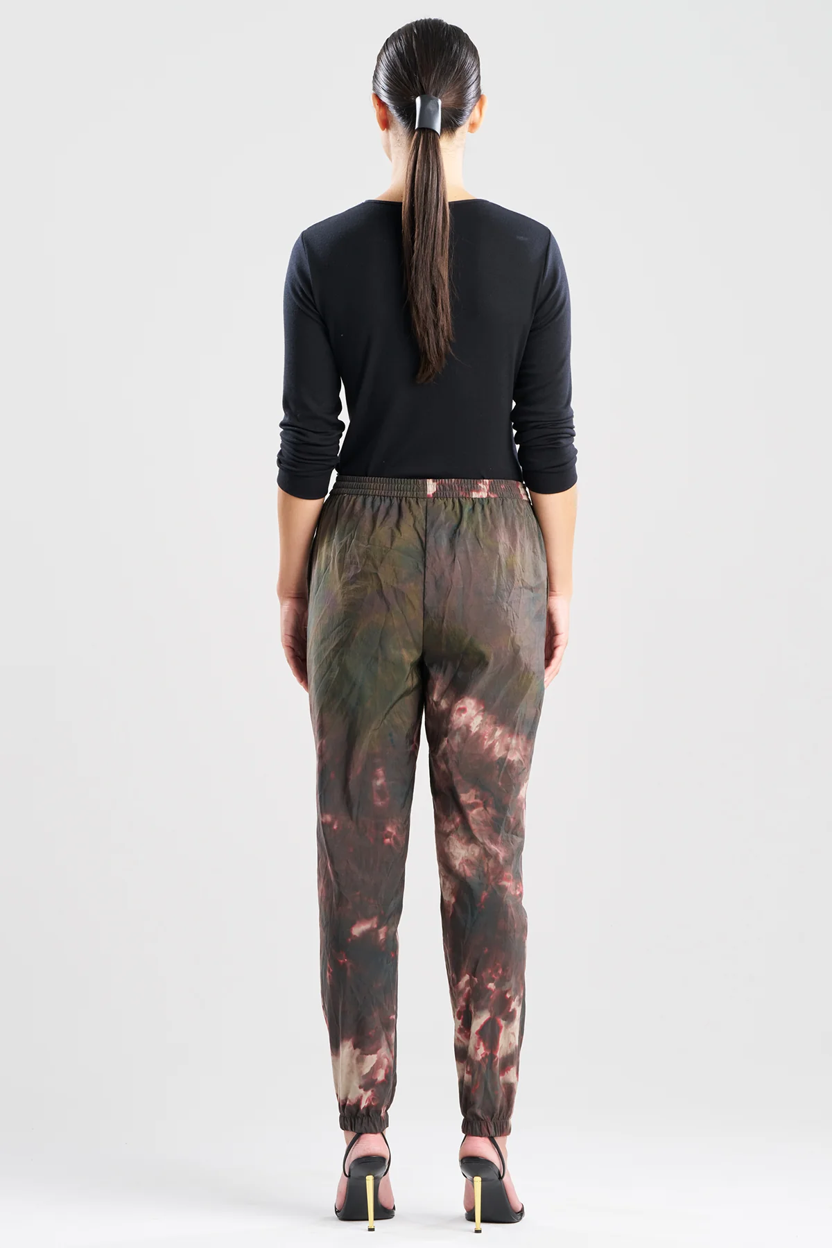 Niji Tie Dye Taffeta Joggers - Image 2