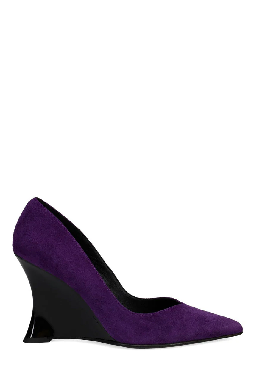 Nori Suede Wedge Pump - Image 5