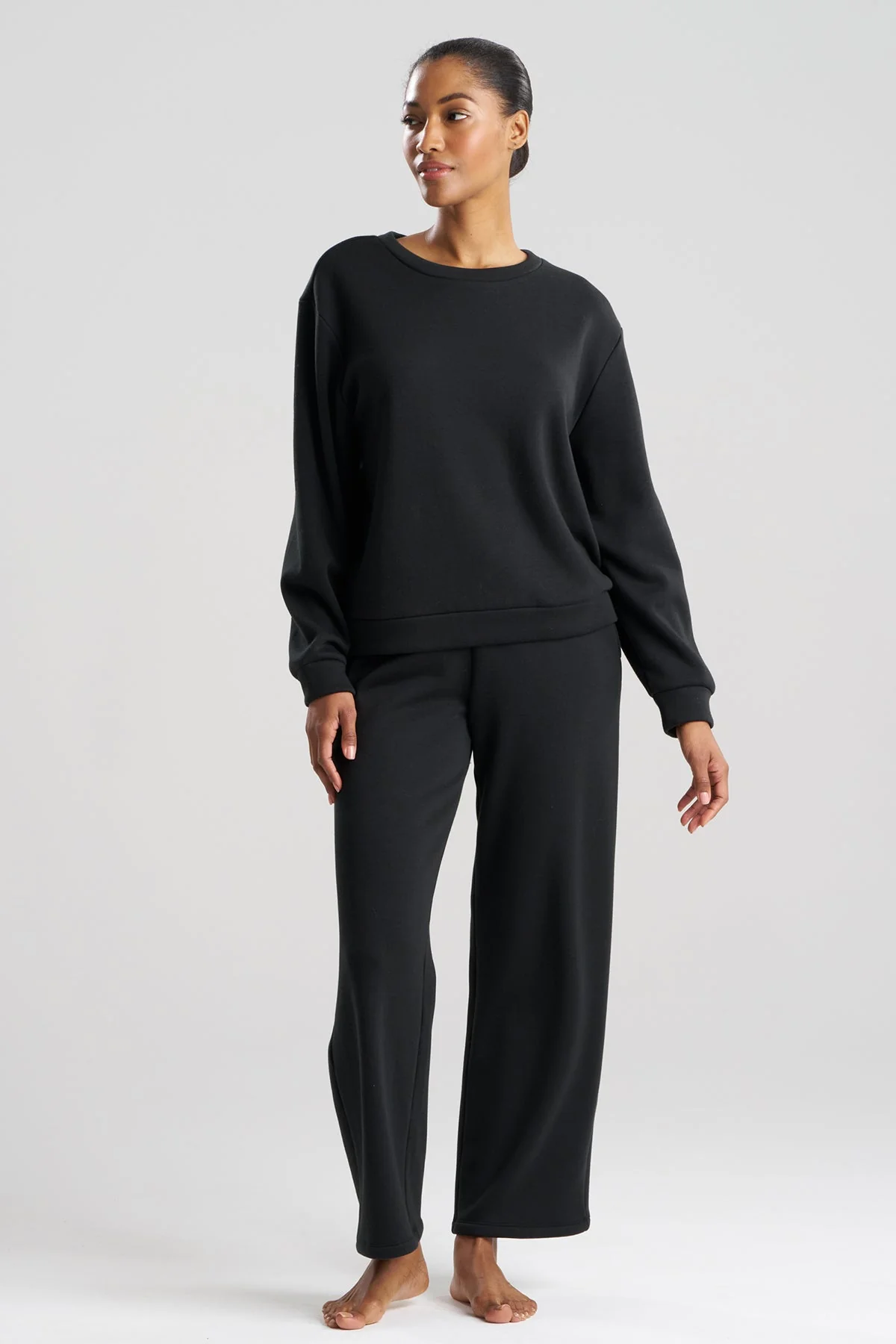Nova Cozy Brushed Knit Everywhere Crew Neck Top