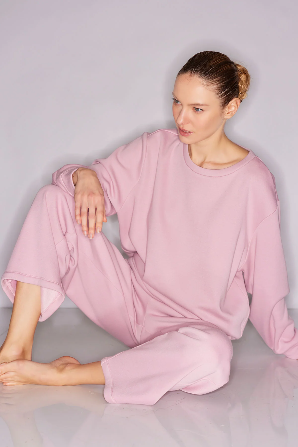 Nova Cozy Brushed Knit Everywhere Crew Neck Top