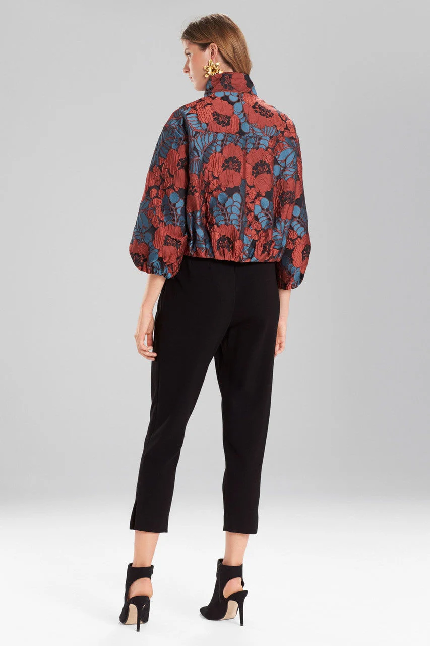 Novelty Jacquard Elastic Bomber Jacket - Image 3