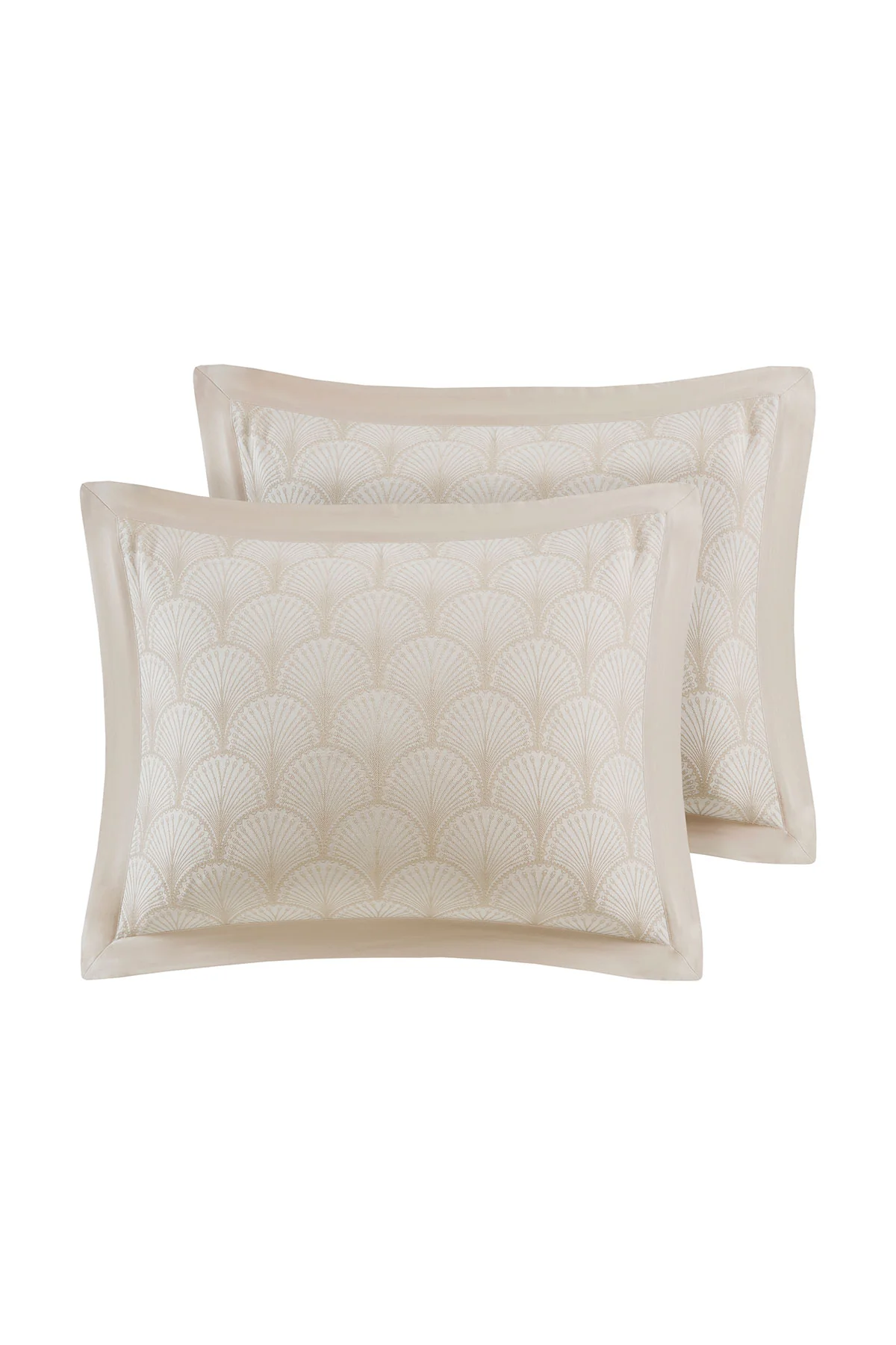 Ogee Fan Jacquard 3 Piece Comforter Mini Set - Image 4