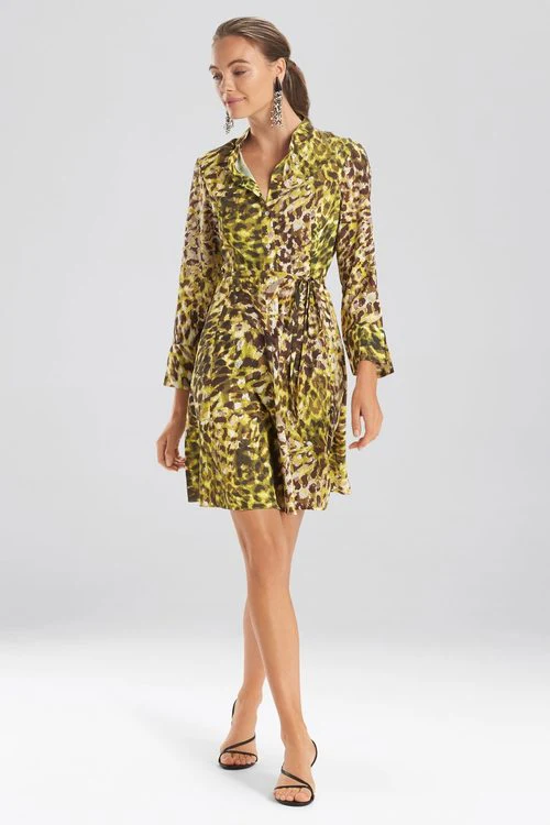 Ombre Animale - Silky Soft Dress - green - Image 9